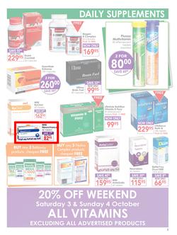 Dis-Chem : Healthy Living (18 Sep - 11 Oct 2015), page 3