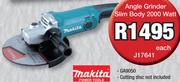 Makita Angle Grinder Slim Body 2000 Watt J17641-Each