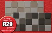 Porcelain Mosaic Tiles L09401/2/3/4/5/6-Per Sheet