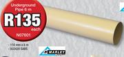 Marley Underground Pipe 6m N07601-Each