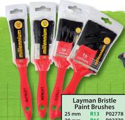 Layman Bristle Paint Brushes P02781-75mm