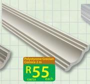 Polystyrene Grecian Cornice C08723-2m Each