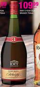 KWV 3 Year Old Brandy-750ml
