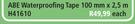 ABE Waterproofing Tape 100mm x 2.5m H41610-Each