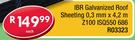 IBR Galvanized Roof Sheeting 0.3mm x 4.2m Z100 ISQ550 686-Each