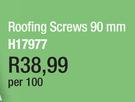 Roofing Screws 90mm H17977-Per 100