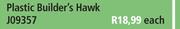 Plastic Builder's Hawk-Each