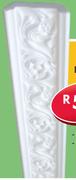  Polystyrene Cornice Decorative Flowers-Each