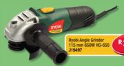 Ryobi Angle Grinder 115mm 650W HG-650-Each