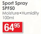 Luv That Sun Sport Spray Moisture Or Humidity SPF50-100ml