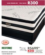 Restonic Magnolia 152cm Base Set