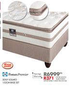 Sealy Posture Premier Solaro 152cm Base Set