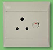 Double Switch Socket With Cover C1000 H62567-Each