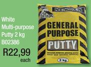 General White Multi-Purpose Putty B02386-2Kg