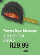 Prowin Tape Measure 5m x25mm J09375