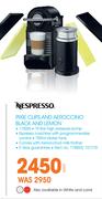 Nespresso Pixie Clips And Aeroccino Black And Lemon-Each