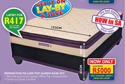 Sleepmasters Remington Pillow Top 152cm Queen Base Set