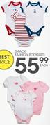 3 Pack Fashion Bodysuits-Each