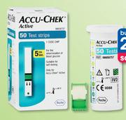 Accu-Chek Active 50 Strips-2 Packs Per Offer
