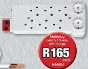 Multiplug Lesco 10 Way With Surge H66694-Each