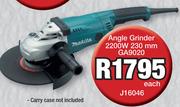 Makita Angle Grinder 2200W 230mm GA9020 J16046