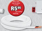 Wire Flat Twin & Earth 1.5mm H29785-Per Metre