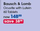 Bausch & Lomb Renu Ocuvite With Lutein 60 Tablets