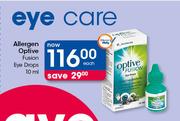 Allergen Optive Fusion Eye Drops-10ml Each