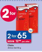 Clicks Arnica Gel-2 x 50g