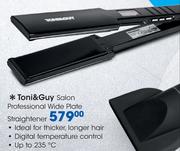 Toni&Guy Salon Professional Wide Plate Straightener