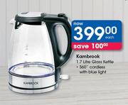 Kambrook 1.7Ltr Glass Kettle-Each