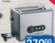 Kambrook 2 Slice Stainless Steel Toaster-Each