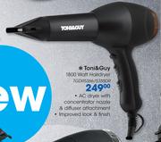 Toni & Guy 1800Watt Hairdryer TGDR5366/5355DR