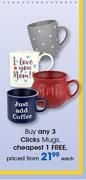 Clicks Mugs-Each