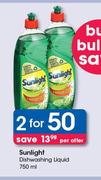 Sunlight Dishwashing Liquid-2 x 750ml