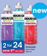 Endurade Sport Drink-2 x 630ml 