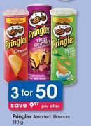 Pringles Assorted Flavours-3 x 110g
