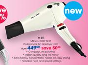 ETI Milano 2000 Watt Professional AC Hairdryer 3900
