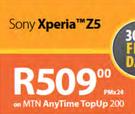 Sony Xperia Z5-On MTN AnyTime TopUp 200