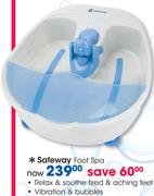 Safeway Foot Spa