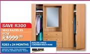 High Point Avalon 2-Piece 3 Drawer Multi-Robe
