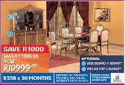 Donelly Monte Carlo 7-Piece Dining Room Suite