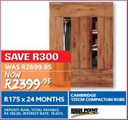 High Point Cambridge 135cm Compactum Robe