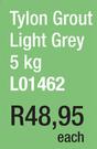 Tylon Grout Light Grey L01462-5kg