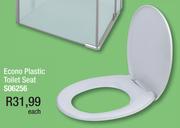 0Econo Plastic Toilet Seat S06256