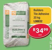 Builders Tile Adhesive L08832- 20kg Each