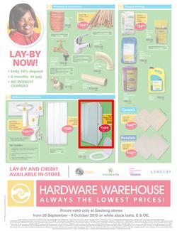 Hardware Warehouse Gauteng : We'll Help You Build Now (26 Sep - 9 Oct 2015), page 4