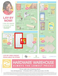 Hardware Warehouse Gauteng : We'll Help You Build Now (26 Sep - 9 Oct 2015), page 4