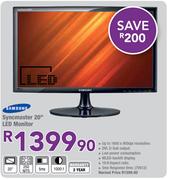 Samsung Syncmaster 20" LED Monitor