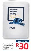 Pnp No Name Chunks In Jelly Cat Food-10x100g
